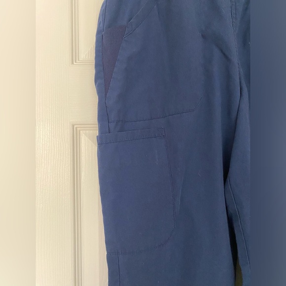 2 pairs Medium Tall Navy scrub pants - Picture 8 of 11